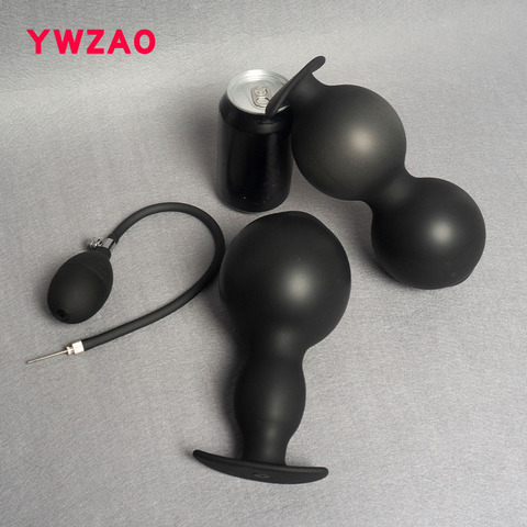 Separate Design Inflatable Butt Plug Silicone Plugs Toyes Ass Females Men Sexy Anal But 18+ For Woman Tools Toys Adult Toy ► Photo 1/6