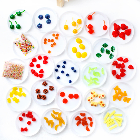 20pc Simulation Fruit Slime Supplies Filler Lizun Clay DIY Toys Fake Cake Dessert Model Accessories Slime Charms Slime Additives ► Photo 1/6