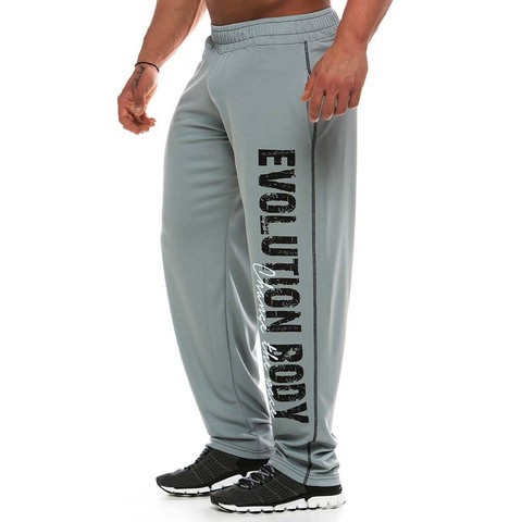 muscle men's Sweatpants fitness training joggers casual Autumn cotton Sweatpants Fashion streetwear pants men Elastic waistband ► Photo 1/6