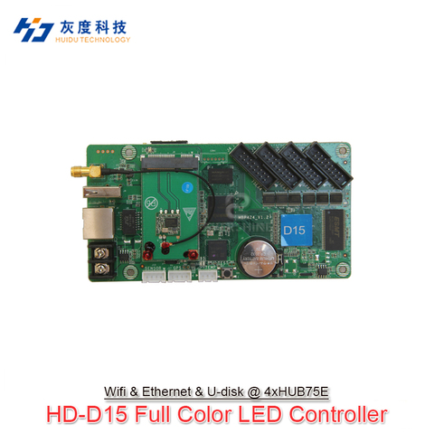 New! D10 HD-D10+ Wifi module rgb led sign controller card for Windows, Taxi, advertising led screen ► Photo 1/1