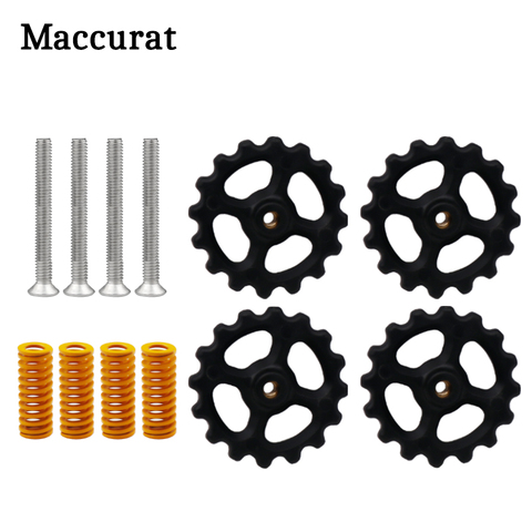 4 Set/Lot 3D Printer Parts Heated Bed Spring Leveling Kit+M3*35 Screw&Nut  Prusa I3 Mk2/mk3 Hotbed DIY Leveling Modules ► Photo 1/6