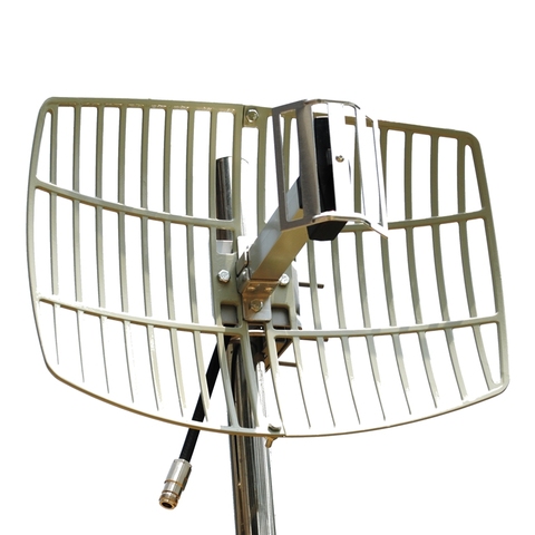 2.4G 15dBi Ultra Long Range WiFi Extender Directional Parabolic Grid Outdoor wifi Antenna ► Photo 1/2