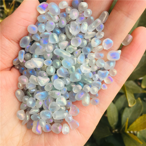 100g Natural moonstone crystal rubble decorates the home ► Photo 1/6