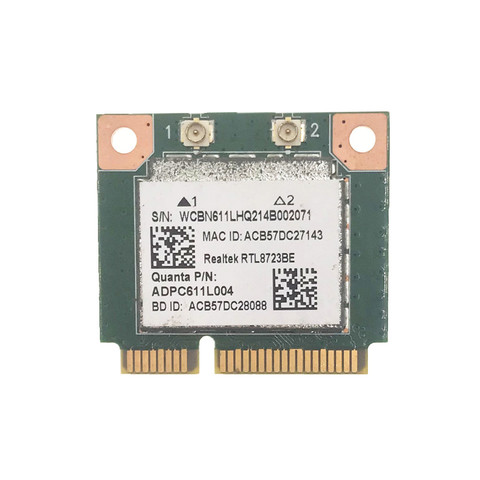 Realtek RTL8723BE 802.11b/g/n Bluetooth 4.0 Wireless Wifi Card For ASUS Series Dell Laptop ► Photo 1/3