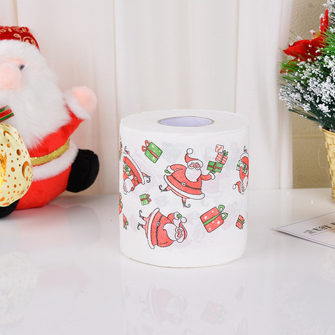 custom toilet paper rolls luxury bathroom toilet paper toilet tissue paper christmas toilet roll paper christmas paper toilet ► Photo 1/6