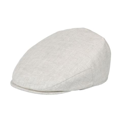 BOTVELA Flat Cap for Men Women Herringbone Linen Newsboy Caps Lightweight Driver Ivy Hat Bakerboy Hats Summer Boina 006 ► Photo 1/6