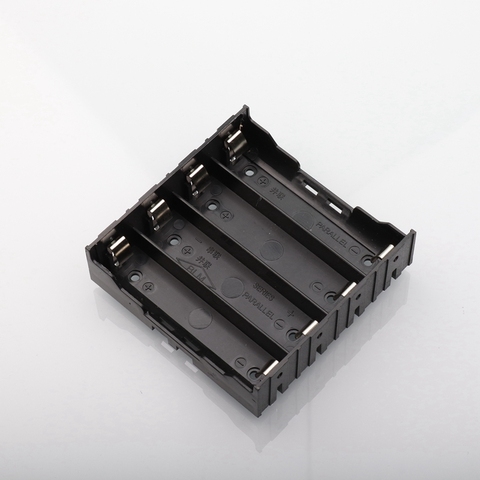 4Slots 18650 Battery Plastic Battery Holder/Case Storage Box For 4*3.7V 18650 Lithium Battery With 8 Pin ► Photo 1/6