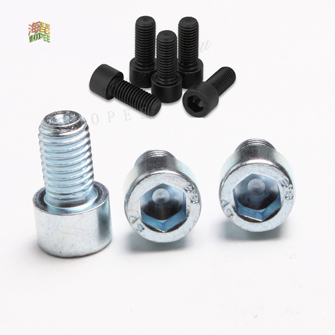 Free Shipping 10Pcs M3/M4/M5/M6 /M8 Grade 8.8 allen socket head screw SHCS Screws White Zinc Hex Bolts ► Photo 1/1