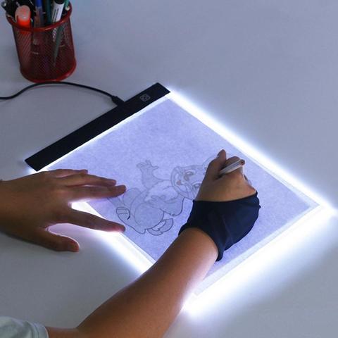 cool 19 LED Artist Stencil Board Tattoo Drawing Tracing Table