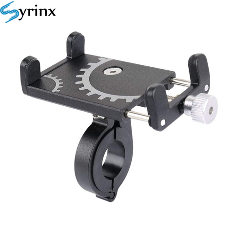 2022 Metal Bicycle Phone Holder Bike Motorcycle Handlebar Clip Stand For iPhone X 11 8 7 Mount Cell Phone Holder Bracket Support ► Photo 1/6