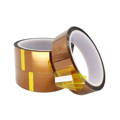High Temperature Tape Thermal Insulation Polyimide Adhesive Insulating Kapton Tape 3 5 6 7 8 10 12 15 18 20 25 30 35 40 45 50 mm ► Photo 1/6