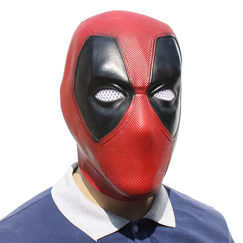 Latex Deadpool Wade Winston Wilson Mask Full Head Halloween Movie Masque Cosplay Party Masks Adult Costume Props Drop Ship ► Photo 1/6