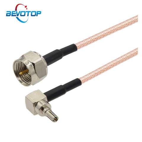 2pcs/lot F Male to CRC9 Male Plug Connector RF Coaxial Cable CRC9 F Assembly RG316 Jumper Pigtail 3G Antenna Extension Cable ► Photo 1/6