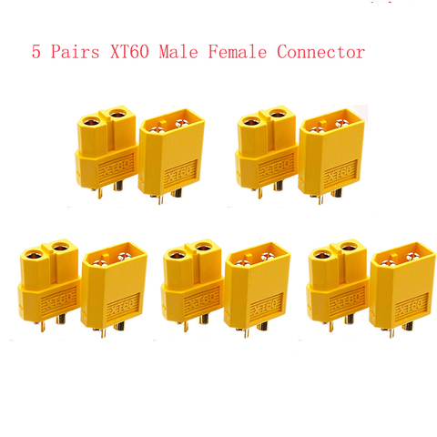 5Pairs XT30/XT60/XT90 Male Female Bullet Connector Plug iMax b6 balance charger Accessory For RC Lipo/Ni-CD Battery charging ► Photo 1/5