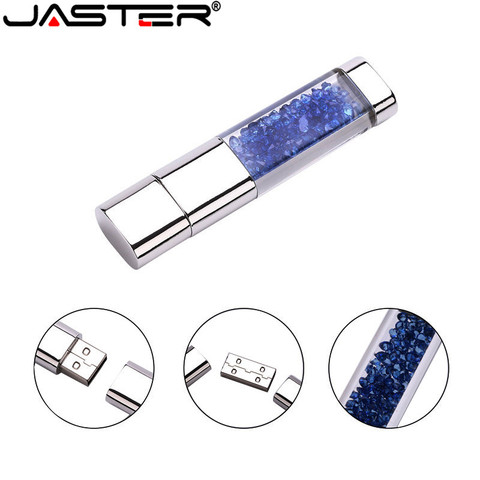 VBNM Crystal gift USB Flash Drive  transparent pendrive 4GB 8GB 16GB 32GB 64GB memory stick usb creativo U disk free shipping ► Photo 1/6