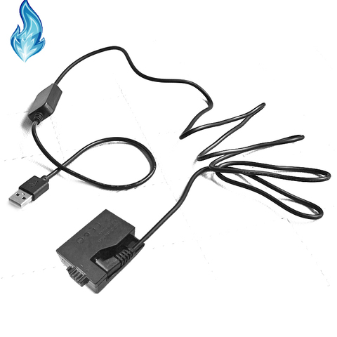 DR-E8 Plus USB8VCable  LP-E8 LP E8 Dummy Battery for Canon EOS Camera 550D 600D 650D 700D T2i T3i T4i T5i X4 X5 X6 ► Photo 1/6