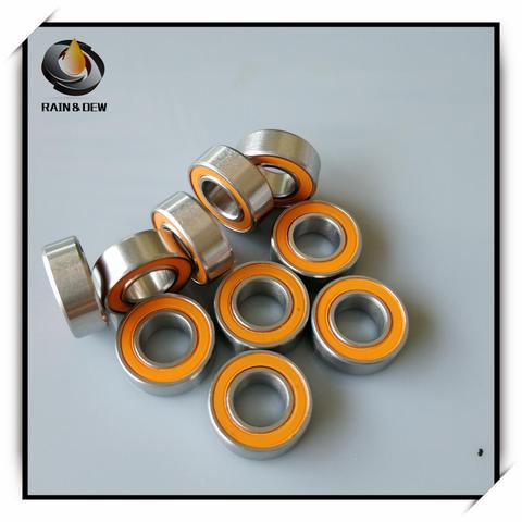 2Pcs  S687 2RS CB ABEC7 7x14x5 mm Stainless steel hybrid ceramic ball bearing S687-2RS S687 2RS ► Photo 1/5