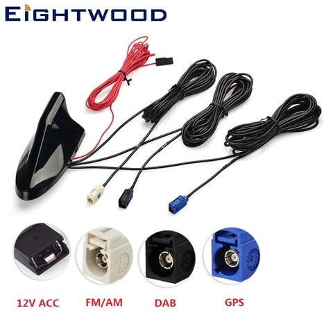 Eightwood Car Roof Shark Fin Amplified Antenna,GPS Navigation,DAB Digital  Radio Tuner,Receiver Car Stereo FM/AM Radio Combined - Price history &  Review, AliExpress Seller - Shop401939 Store