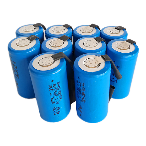 Ship from Russia! 1.2V 10pcs Ni-CD SC1500mAh high power batteries rechargeable battery for power tools electric drill ► Photo 1/6