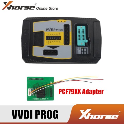 Xhorse VVDI PROG Programmer V4.9.6 VVDI PROG with PCF79XX Adapter High-speed USB Communication Interface Smart Operation Mode ► Photo 1/6