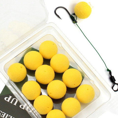 12/15PCS Carp Fishing Accessories Foam Boilies for Zig Rig Hair Chod Ronnie Rig Pop UP Boilies for Carp Fishing Tackle Equipment ► Photo 1/6