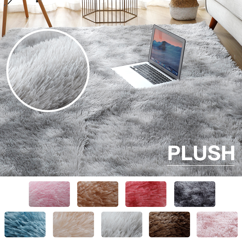 Room Fluffy Rug Thick Bed Carpets, Soft Rugs For Living Room