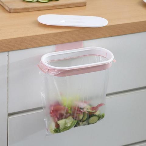 Hanging Garbage Bag Holder for Home Kitchen Cupboard Trash Bag