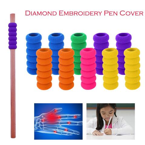 10PCS Diamond Painting Accessories Diamond Embroidery Pen Cover Tools Sponge Rhinestone Mosaic Point Pen DIY Cover ► Photo 1/6