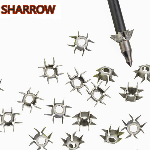 10/20/30/40/50pcs Target Points ID 6.2mm Arrowhead Broadhead Judo Arrow Points 8 Paw Point Outdoor Practice Archery Accessories ► Photo 1/6