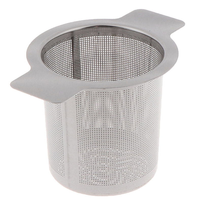 Stainless Reusable Mesh Tea Infuser Strainer Leaf Filter Sieve Cup Kitchen Tool 