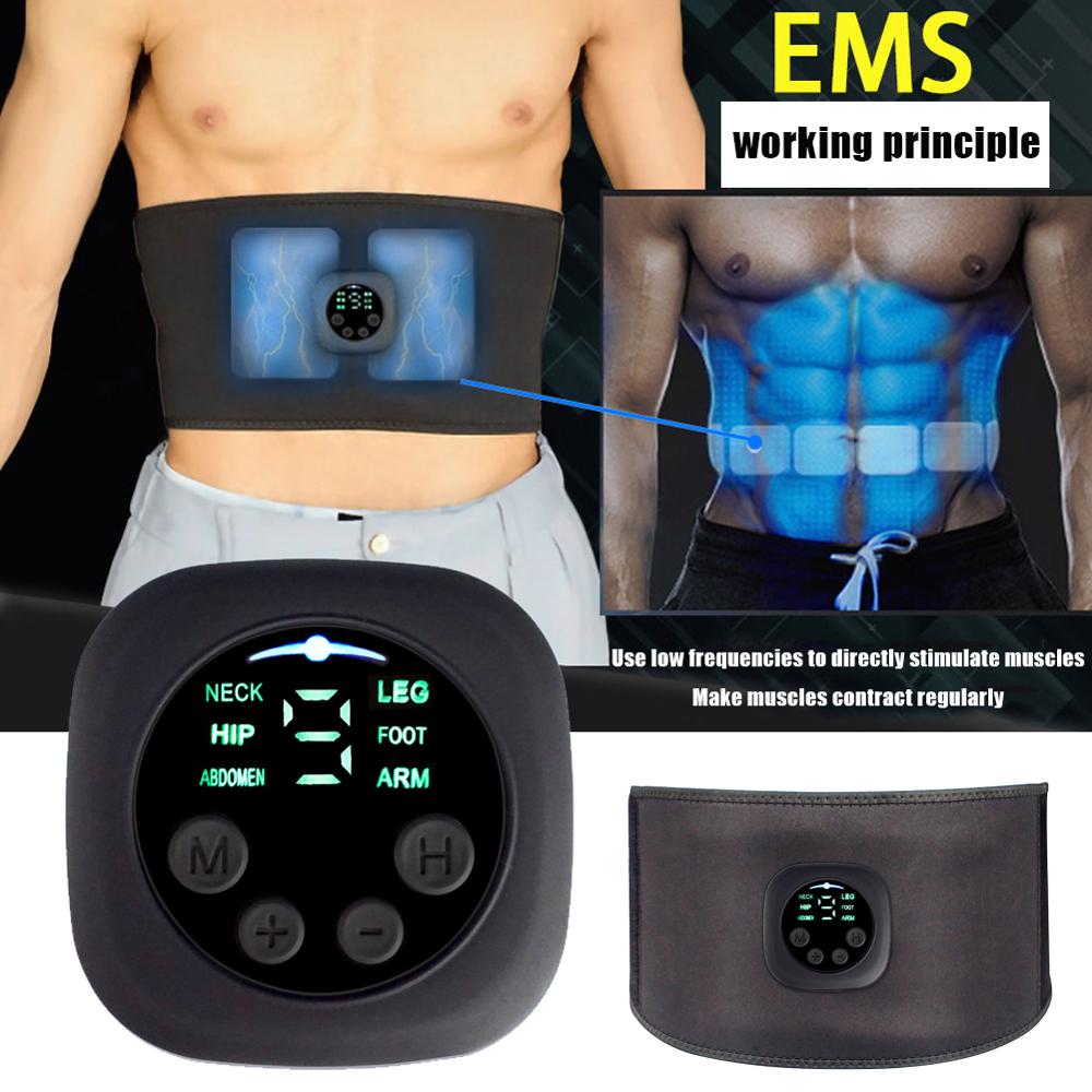 Hip Muscle Stimulator Fitness Lifting Buttock Abdominal Arms Legs Trainer Weight  Loss Slimming Massage With Gel Pads