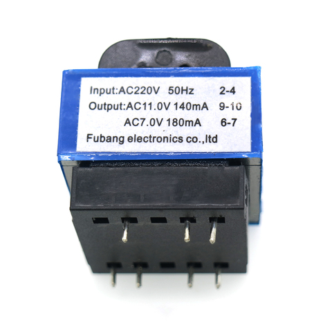 High quality new microwave oven transformer AC 220V to 11V/7V 140mA/180mA 7-pin of Microwave Oven Parts ► Photo 1/3