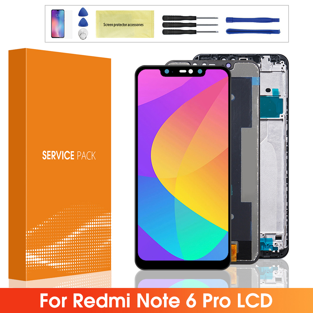 Price History Review On Original 6 26 Lcd For Xiaomi Redmi Note 6 Pro Lcd Display With Frame Touch Screen Digitizer For Lcd Redmi Note6 Pro Assembly Aliexpress Seller Domii