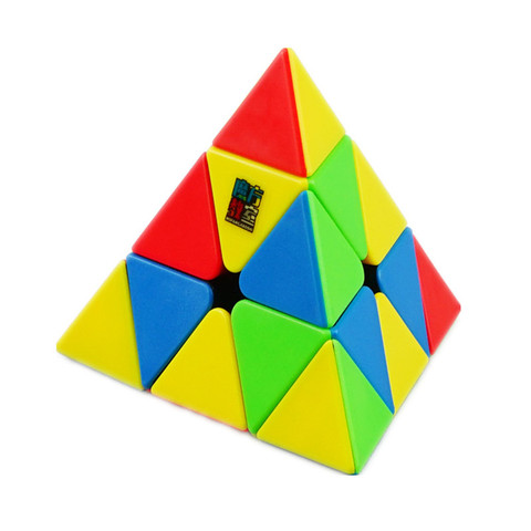 Moyu Meilong 3x3 Pyramid Cube Stickerless Speed Magic Cube Educational For Children Kids Gift Toy ► Photo 1/6