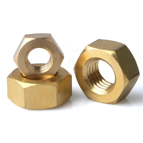 DIN934 Solid Brass Copper Hex Hexagon Nut for M1 M1.2 M1.4 M1.6 M2 M2.5 M3 M4 M5 M6 M8 M10 M12 M14 M16 Screw Bolt Metric Thread ► Photo 1/2
