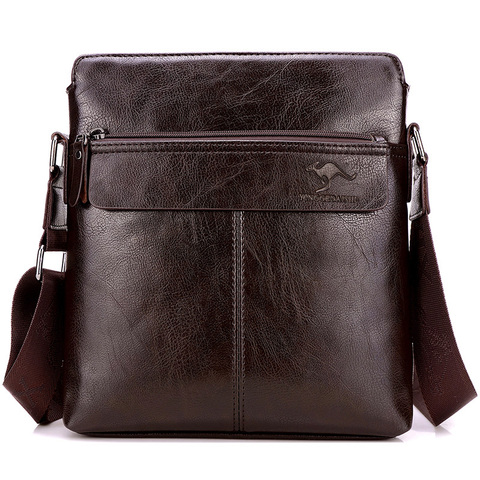 Luxury Handbag Shoulder Bag For Men Fashion Casual PU Leather Retro Messenger Bag Stylish Leisure Male Crossbody Shoulder Bag ► Photo 1/6
