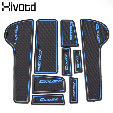 Hivotd For Chevrolet Cruze Car Accessories Anti-Slip Gate Slot Mat Rubber Cup Pads Auto Interior Decoration Stickers 2009-2014 ► Photo 1/6