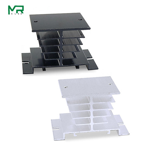1pc single phase solid state relay SSR aluminum heat sink, relay cooling base ► Photo 1/4