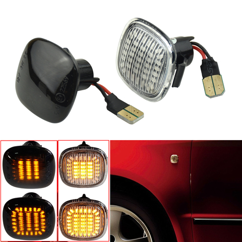 2PCS LED Turn Signal Side Marker Light Dynamic Sequential Lamp For Skoda Fabia Octavia Mk1 Mk2 Roomster Rapid NH3 ► Photo 1/6