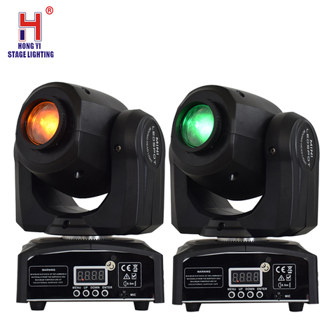 Led Inno Pocket Spot Mini Moving Head Light 10W Dmx 8 Gobos Effect Stage Lighting Equipment(2 Pieces/Lot) ► Photo 1/6