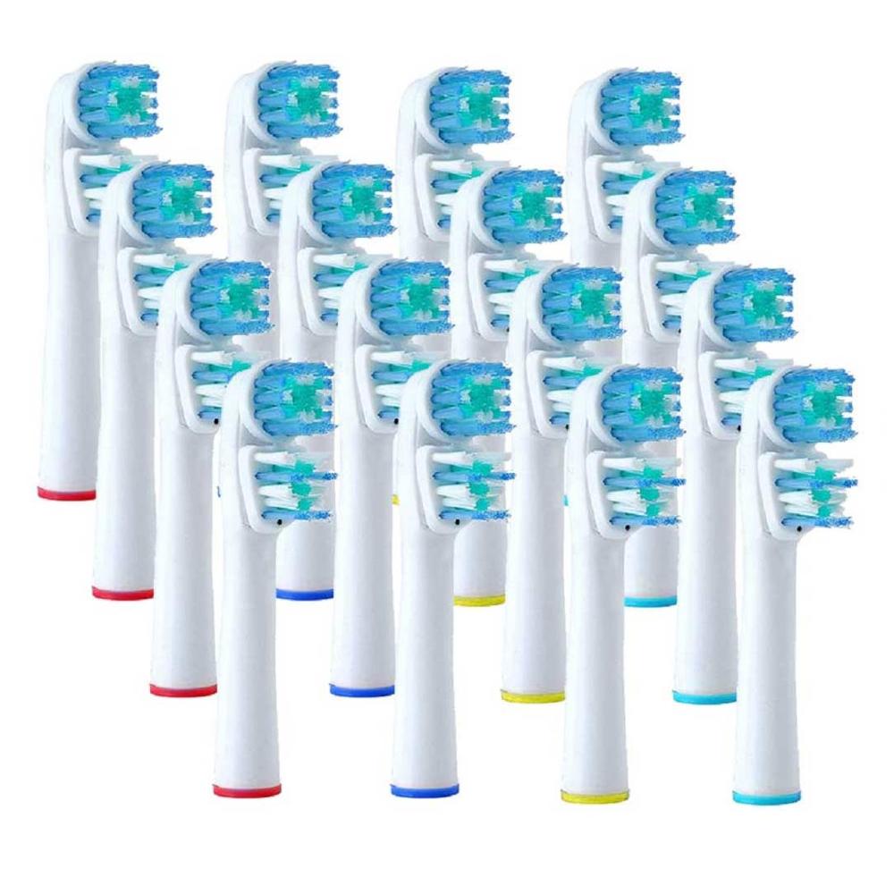 hoeveelheid verkoop adelaar mixer Price history & Review on 16pc SB417 Replacement Brush Heads for Oral B-  Double Clean Design,Fits Oralb Toothbrush Pro 7000, 1000, 8000, 9000, 1500,  5000 | AliExpress Seller - Shop911020002 Store | Alitools.io