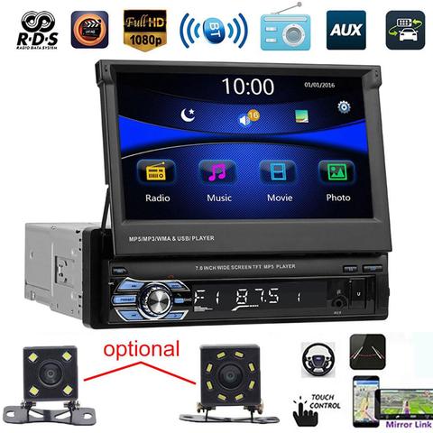 9601 7 Inch Bluetooth Car FM Radio Audio Video MP5 Player with Rearview Camera ► Photo 1/6