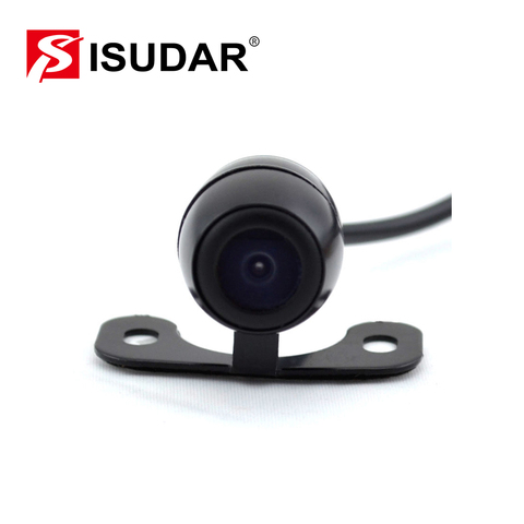 Isudar Universal Car Rear View Parking Camera HD Waterproof Reverse Camera With Parking Line DC 12V shockproof antijamming ► Photo 1/4