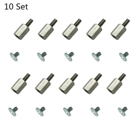 10 Set Hand Tool Mounting Kits Stand Off Screw Hex Nut For MSI PC Laptop M.2 SSD Motherboard ► Photo 1/6