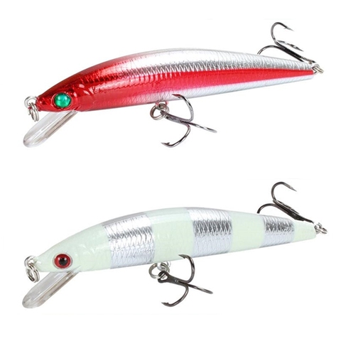 1pcs/lot Minnow Fishing Lure Laser Hard Artificial Bait 3D Eyes 10cm 28.8g Fishing Wobblers Crankbait Minnows fishing tackle ► Photo 1/6