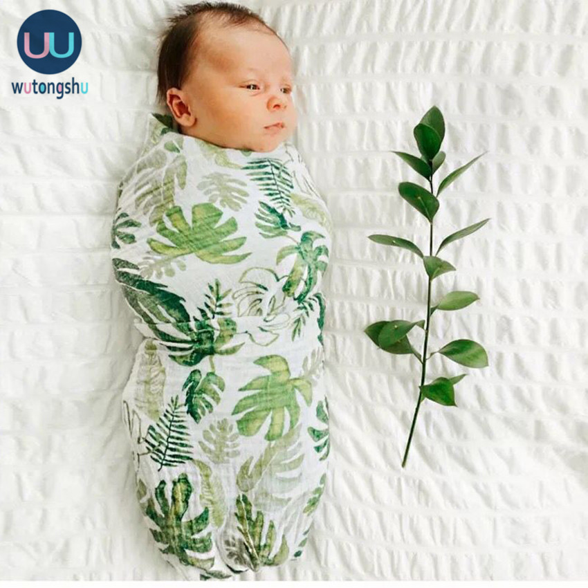 Baby Blanket Swaddle Soft Newborn Bath Towel Multi-use Baby Wrap Kids Bed Sheet 