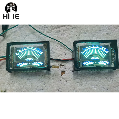 Dual Channel Power Amplifier Panel VFD Display VU Meter Audio Level dB Meter Music Audio Spectrum Indicator ► Photo 1/2