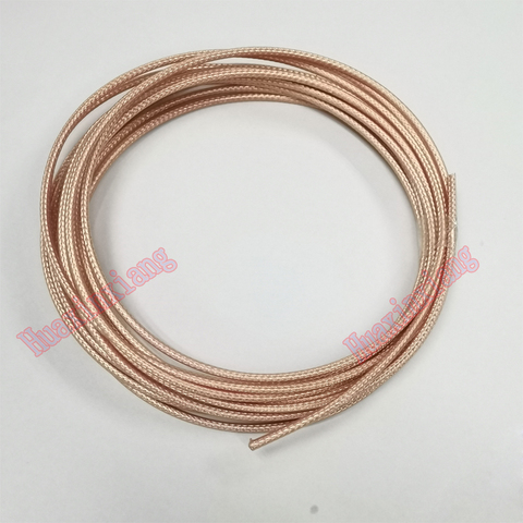 10Meter/Lot RG316 RG-316 Coaxial Antenna Wire Cable 50ohm Low Loss RF Pigtail Adapter Silver-plated/High frequency ► Photo 1/2