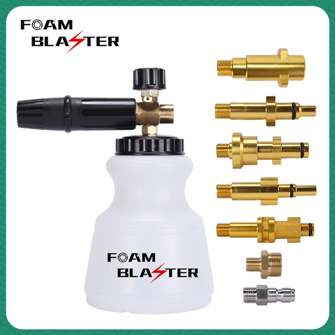 High Pressure Washer Adjustable Brass Pro Snow Foam Lance Car Clean Foam Washer Soap Gun Foam Nozzle Foam Generator Foam Maker ► Photo 1/6