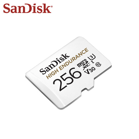 SanDisk Memory Card High Endurance Video Monitoring TF Card 256GB 128GB 64GB 32GB Micro SD Card for Video Monitoring Flash Card ► Photo 1/6